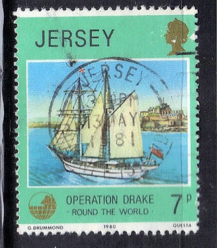 JERSEY SC# 236 **USED** 1980 7p  SEE SCAN