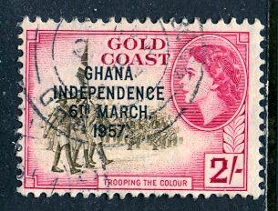 Ghana; 1957: Sc. # 11: O/Used Single Stamp