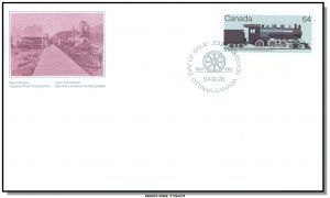 Canada FDC #1039 - CP Class D10a 4-6-0 type (1984) 64¢