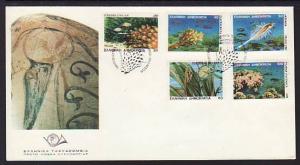 Greece 1616-1620 Marine Life 1988 U/A FDC 