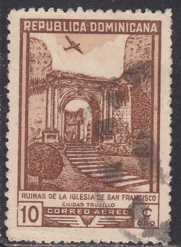 Dominican Republic C71 Church of San Francisco Ruins 1949