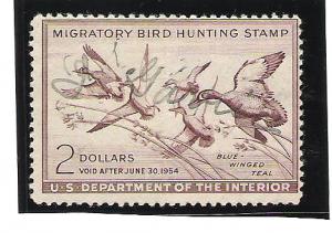 U.S. Scott #RW20 Used $2 Duck Stamp 2011 CV $12.00