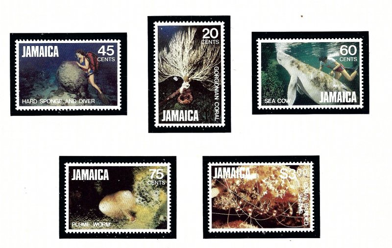 Jamaica 523-27 MNH 1982 Marine Life