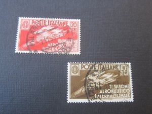 Italy 1935 Sc 345-46 FU