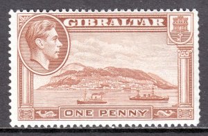 Gibraltar - Scott #108a - MNH - Clipped perfs at right - SCV $27.50