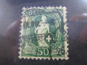 SWITZERLAND - SCOTT # 96 -  Used