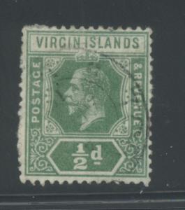 Virgin Islands 38  F  Used  (1) cjr