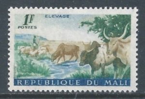 Mali #17 NH 1fr Cattle