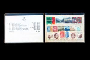 Norway Stamps Sc# 631-646 MNH Complete 1974 Commemorative Year Set in Folder