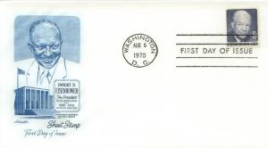 1970 Eisemhower Sheet Single (Scott 1393) Artmaster FDC
