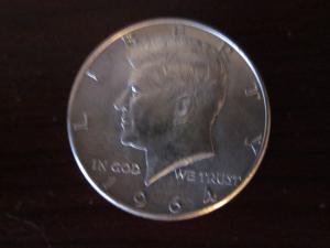 1964 silver jfk half dollar