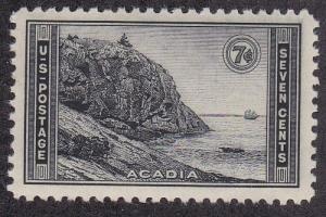 U.S. # 746, 7 cent National Parks Mint Hinged