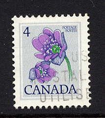 Canada #784 used, Flowers