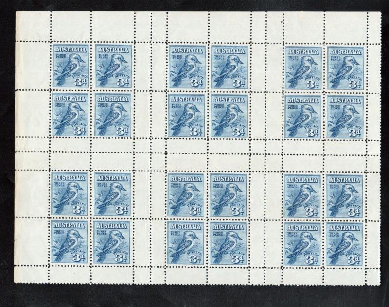 Australia #95a Mint Sheet Containing Six Panes Of Four Stamps