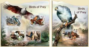 Birds of Prey Raubvögel Vögel Animals Fauna Solomon Islands MNH stamp set