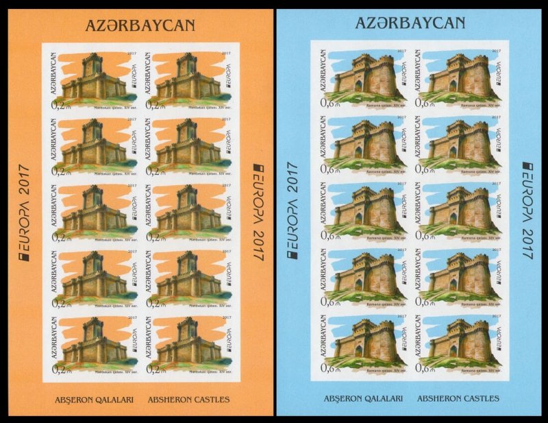 2017 Azerbaijan 1193KL-94KLb Europe CEPT (edition 20) 700,00 €