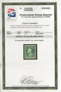 #511 Graded XF-Sup 95J Mint OG NH w/PSE Cert. (JH 8/5)