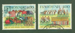 FAROE ISLANDS 274-75 USED BIN $2.00