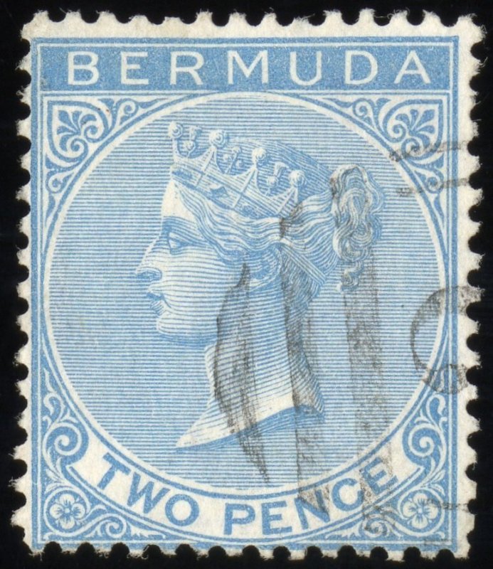 Bermuda Stamps # 2 Used VF Scott Value $40.00