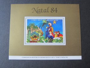 St. Thomas & Prince 1984 Sc 776 Christmas Religion set MNH