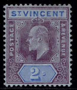 ST. VINCENT EDVII SG91, 2s purple & bright blue/blue, M MINT. Cat £23.