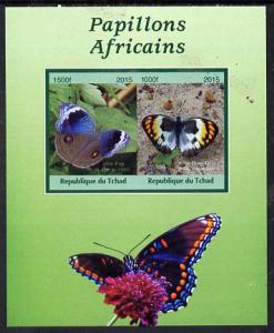 Chad 2015 African Butterflies #1 (green background) imper...