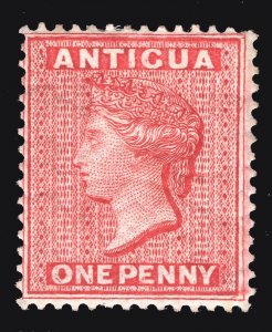 MOMEN: ANTIGUA SG #16 1876 P14 CROWN CC MINT OG H £225 LOT #66940*