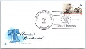 US SPECIAL EVENT CACHET COVER AMERICAN REVOLUTION BICENTENNIAL FERNDALE MI T2