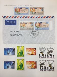 Australia 1984/86 Fish Military Sheets MH Used Mint Face $30+(Apx 130+) AB2403