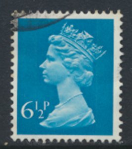 GB  Machin 6½p X871 2 phosphor bands Used SC#  MH60  see scan and details