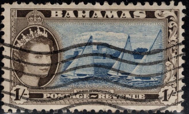 Bahamas Scott 166 Used QE2 stamp