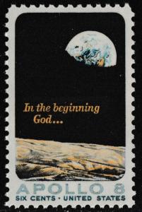 US 1371 Apollo 8 6c single MNH 1969