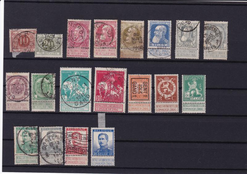 belgium stamps ref r14327