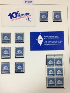 MOMEN: US STAMPS  MINT OG H COLLECTION  LOT #11642