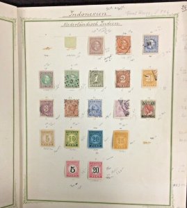 Dutch Indies Collection  1870-1888 Used and Mint Hinged 1 page 19 stamps CV $800