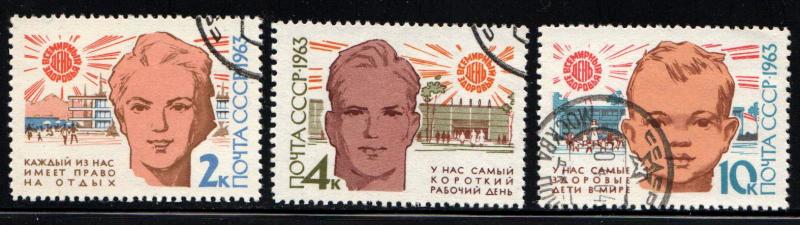 Russia #2729-31  ~ Cplt Set 3 ~ CTO, Used