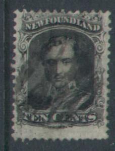 Newfoundland  #3925 - Scott cat. #27a - 10c Prince Albert , black - used