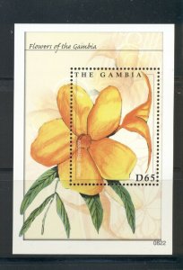 Gambia #3180 (2008 Flower sheet) VFMNH CV $6.50