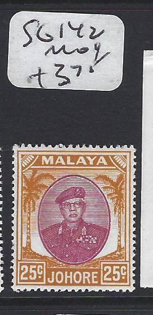 MALAYA JOHORE   (PP1605B)  SULTAN 25C   SG 142      MOG