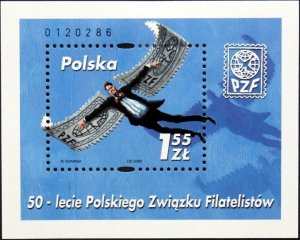 Poland 2000 MNH Stamps Souvenir Sheet Scott 3552 Philately Philatelic Society