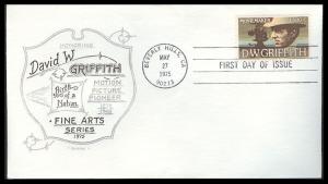 #1555 D. W. Griffith Artopages FDC