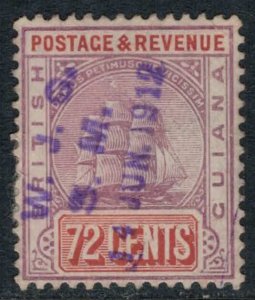 British Guiana #169  CV $85.00   Revenue usage