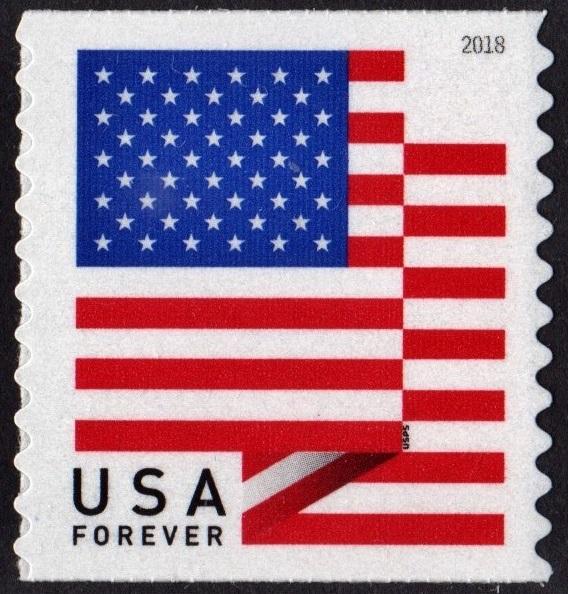 SC#5261 (50¢) U.S. Flag Coil Single: BCA (2018) SA