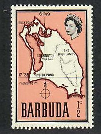 Barbuda; Scott 12; 1968; Unused; NH
