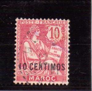 French Morocco  Scott#  16  Used