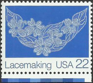 # 2354 MINT NEVER HINGED LACEMAKING