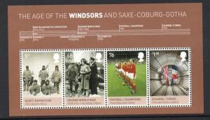 Great Britain Sc 2995 2012 House of Windsor stamp sheet mint NH