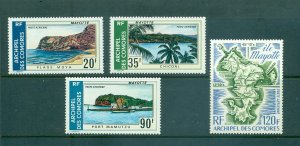 Comoro Is. - Sc# C62-5. 1974 Views of Mayotte. MNH $18.95.