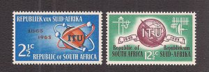 SOUTH AFRICA SC# 306-7   FVF/MOG  1965