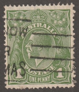 Australia, stamp,  Scott#23,  used,  hinged,  one penny, #A-23